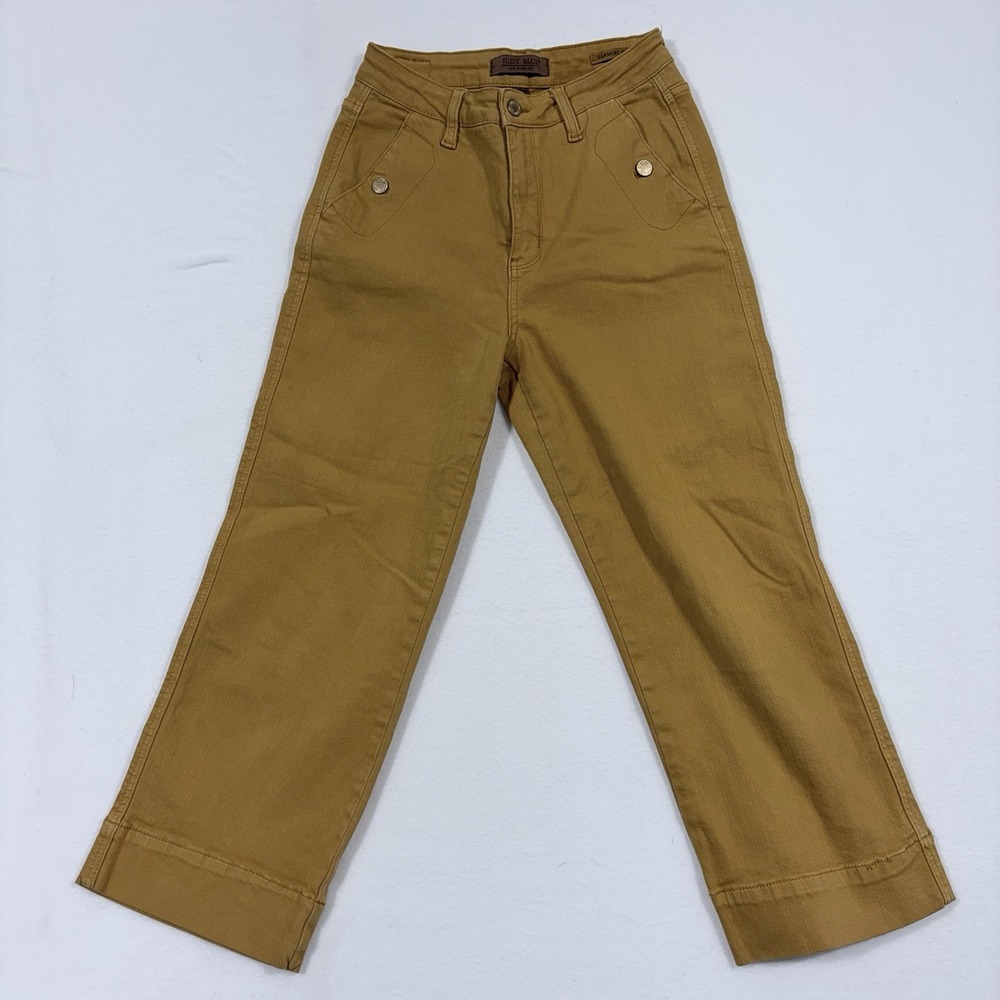 Judy Blue High Waist Marigold Mid Rise Straight Leg Cropped Size 5/27 Jeans
